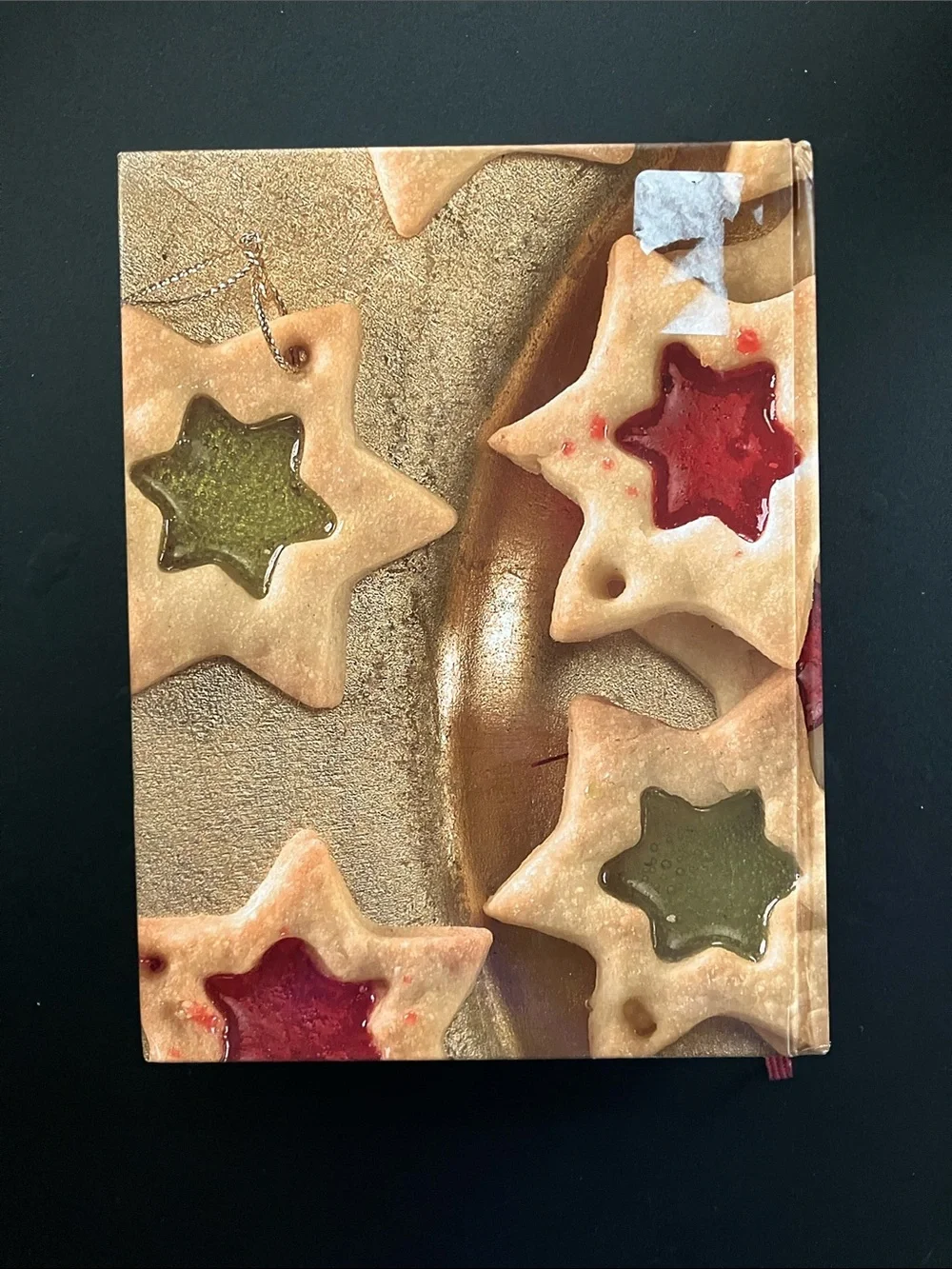 Golden Book of Cookies Baking Cookbook Gilded Edges Bookmark 2008 Hardcover